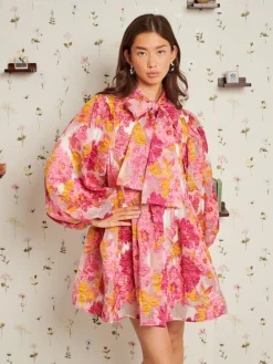 Sister Jane Abby Jacquard Bow Dress | Women Dresses