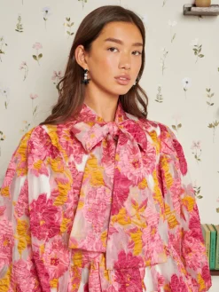 Sister Jane Abby Jacquard Bow Dress | Women Dresses