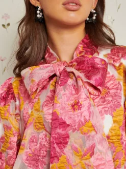 Sister Jane Abby Jacquard Bow Dress | Women Dresses