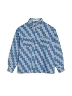 Sister Jane Ansel Patchwork Denim Shirt | Shirts