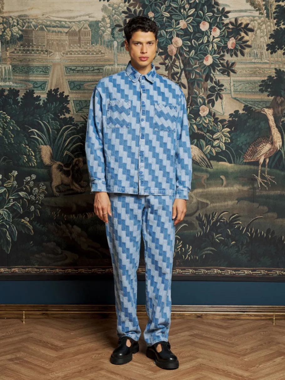 Sister Jane Ansel Patchwork Denim Trousers | Trousers