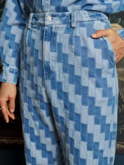 Sister Jane Ansel Patchwork Denim Trousers | Trousers