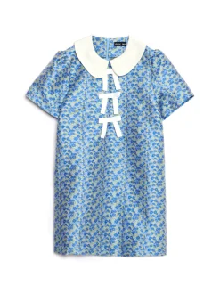 Sister Jane Azure Jacquard Mini Dress | Women Dresses