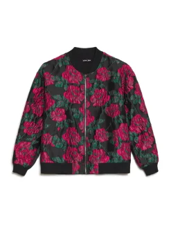 Sister Jane Baroque Jacquard Bomber Jacket | Women Jackets