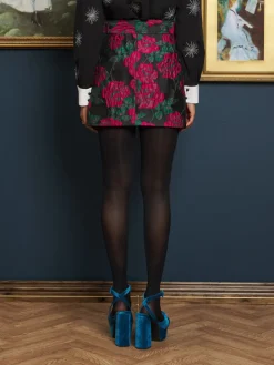 Sister Jane Baroque  Jacquard Mini Skirt | Women Bottoms