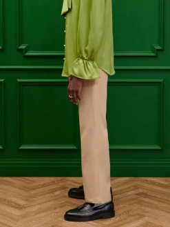 Sister Jane Bertie Crepe Flare Trousers | Trousers