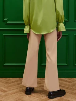 Sister Jane Bertie Crepe Flare Trousers | Trousers