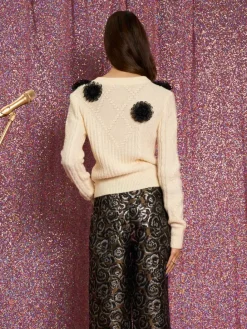 Sister Jane Bop Flower Knitted Cardigan | Women Tops | Jackets