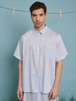 Sister Jane Cameron Pinstripe Boxy Shirt | Shirts