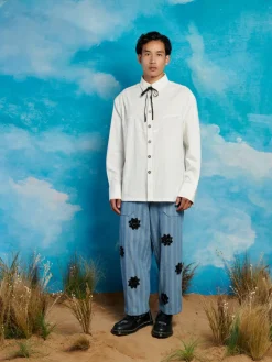 Sister Jane Cameron Stripe Applique Trousers | Trousers