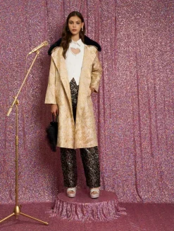 Sister Jane Cassandra Jacquard Coat | Women Jackets