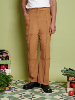 Sister Jane Clay Patchwork Trousers | Trousers