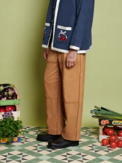 Sister Jane Clay Patchwork Trousers | Trousers