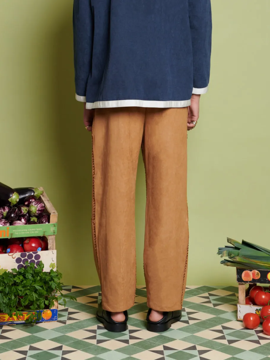 Sister Jane Clay Patchwork Trousers | Trousers