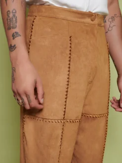 Sister Jane Clay Patchwork Trousers | Trousers