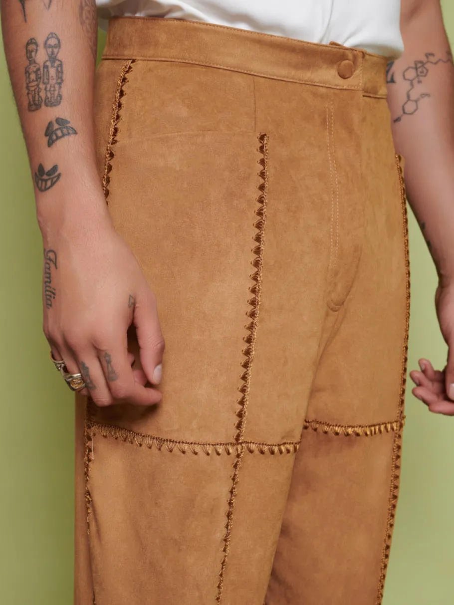 Sister Jane Clay Patchwork Trousers | Trousers