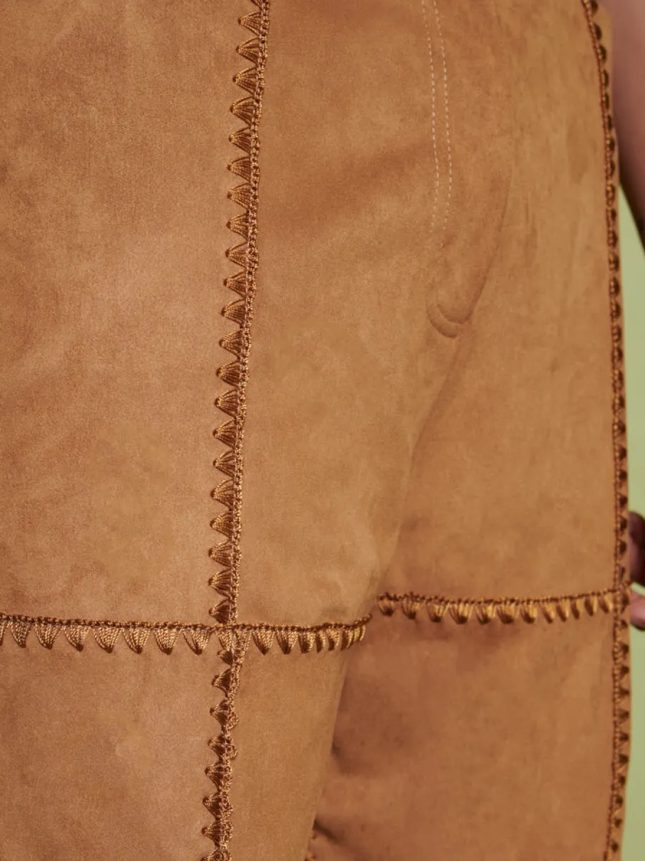 Sister Jane Clay Patchwork Trousers | Trousers