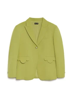 Sister Jane Clover Scallop Detail Blazer | Women Jackets | Jackets