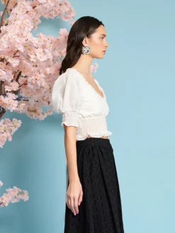 Sister Jane Corolla Bow Crop Top | Women Tops