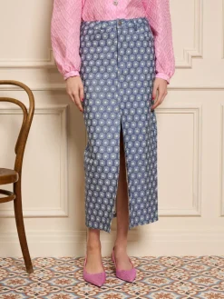 Sister Jane Daisy Denim Midi Skirt | Women Bottoms