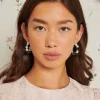 Sister Jane Dasha Pearl Bow Earrings | Women Accessories