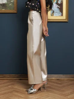 Sister Jane Deco Metallic Trousers | Women Bottoms