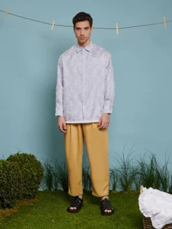 Sister Jane Dorie Fray Diamond Overshirt | Shirts