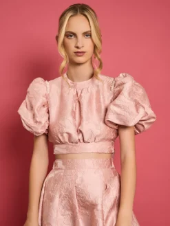 Sister Jane DREAM Amber Jacquard Tie Top | Women Tops | Dream