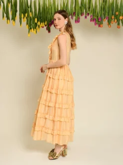 Sister Jane DREAM Apricot Tulip Ruffle Dress | Women Dresses | Dream