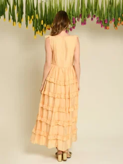 Sister Jane DREAM Apricot Tulip Ruffle Dress | Women Dresses | Dream