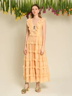 Sister Jane DREAM Apricot Tulip Ruffle Dress | Women Dresses | Dream