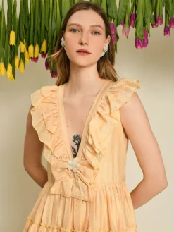 Sister Jane DREAM Apricot Tulip Ruffle Dress | Women Dresses | Dream