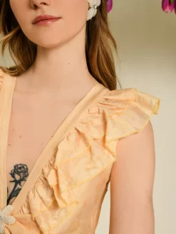 Sister Jane DREAM Apricot Tulip Ruffle Dress | Women Dresses | Dream