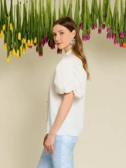 Sister Jane DREAM Arabella Bead Collar Shirt | Women Tops | Dream