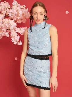 Sister Jane DREAM Blossom Bead Cropped Top | Women Tops | Dream