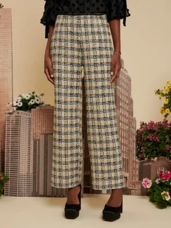 Sister Jane DREAM Carrie Tweed Wide Leg Trousers | Women Bottoms | Dream