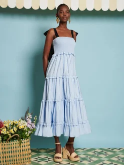 Sister Jane DREAM Grapefruit Bow Midi Dress | Women Dresses | Dream