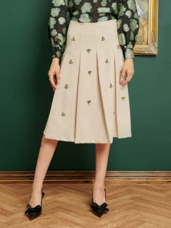 Sister Jane DREAM Rococo Embellished Pleated Skirt | Women Bottoms | Dream