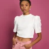 Sister Jane DREAM Sandy Jacquard Crop Top | Women Tops | Dream