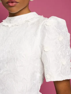 Sister Jane DREAM Sandy Jacquard Crop Top | Women Tops | Dream