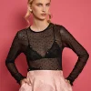 Sister Jane DREAM Spotted Dove Mesh Top | Women Tops | Dream