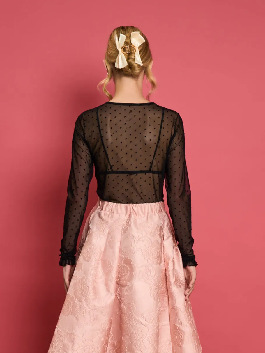 Sister Jane DREAM Spotted Dove Mesh Top | Women Tops | Dream