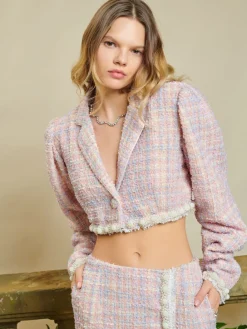 Sister Jane DREAM Sundae Tweed Cropped Blazer | Women Jackets | Dream