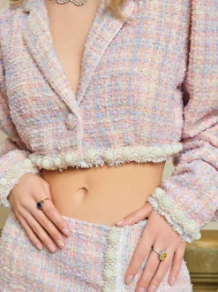Sister Jane DREAM Sundae Tweed Cropped Blazer | Women Jackets | Dream