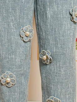 Sister Jane DREAM Trinket Tweed Flower Trousers | Women Bottoms | Dream