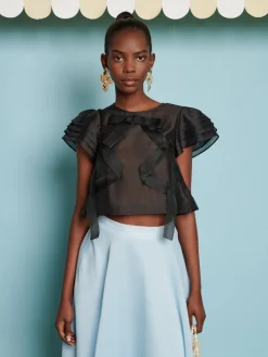 Sister Jane DREAM Violet Bow Organza Top | Women Tops | Dream