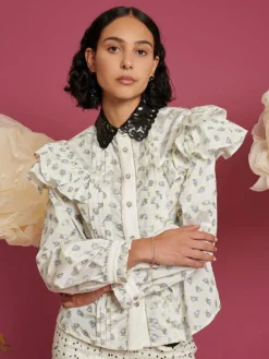 Sister Jane DREAM Wonder Flower Ruffle Blouse | Women Tops | Dream