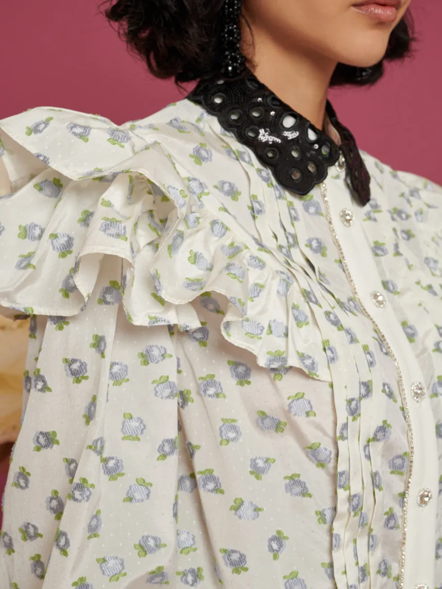 Sister Jane DREAM Wonder Flower Ruffle Blouse | Women Tops | Dream