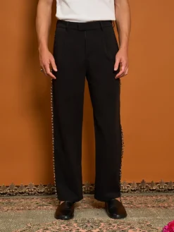 Sister Jane Dylan Bead Trim Trousers | Women Bottoms | Trousers