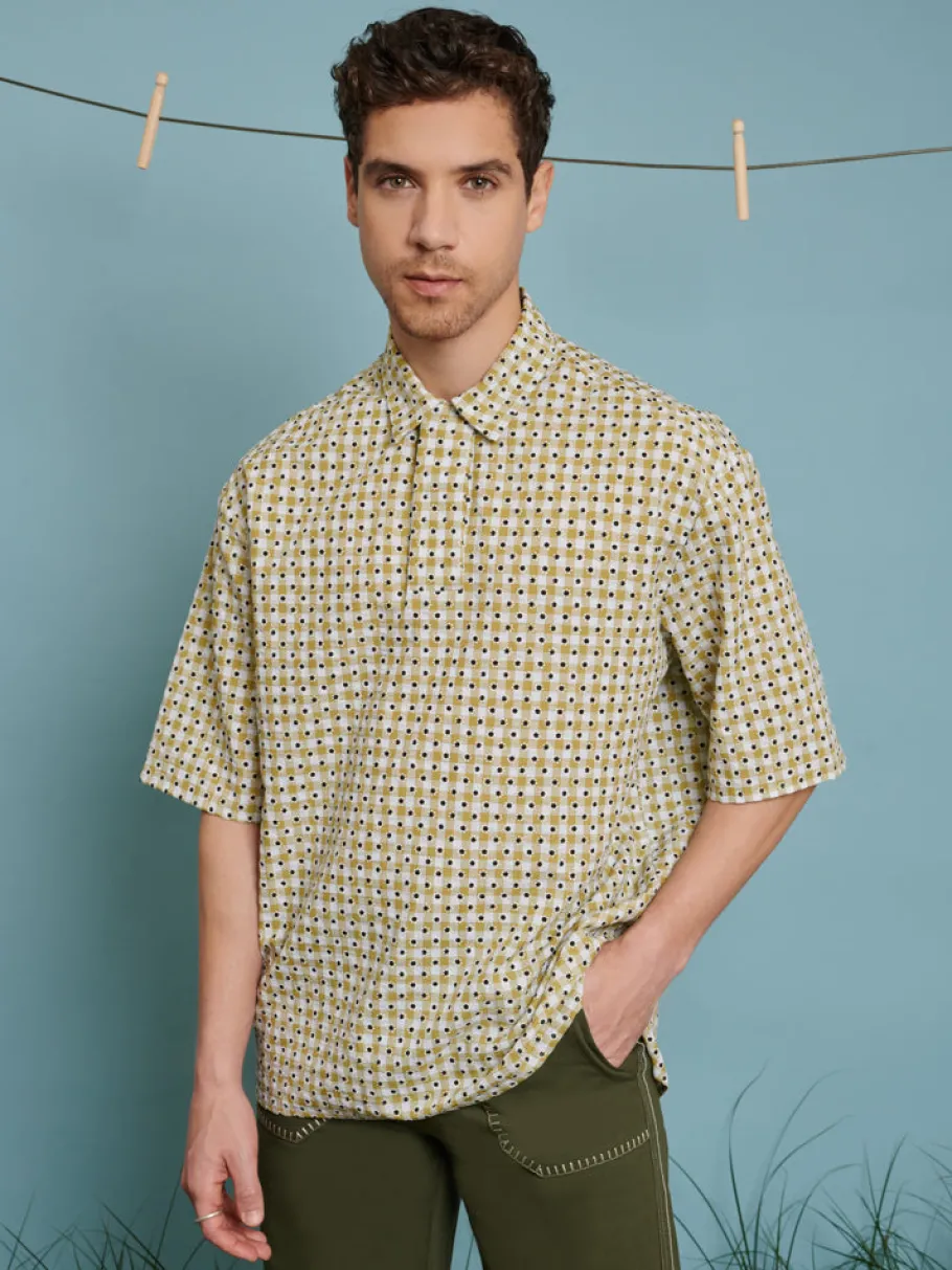 Sister Jane Evelyn Gingham Polo Shirt | Women Tops | Shirts